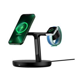 Беспроводное зарядное устройство Baseus Swan 3 in 1 Magnetic Wireless Charger Stand 20W