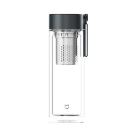 Стеклянная бутылка Xiaomi Mijia Double-layer Glass (чёрный)