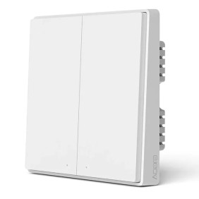 Умный выключатель с нулевой линией Xiaomi Aqara D1 Smart Wall Switch (без заземления, двойной)