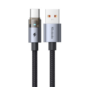 Кабель Mcdodo USB-A / USB-C Transparent Cable 6A 1,2m (чёрный)