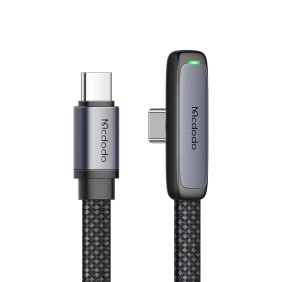 Кабель Mcdodo USB-C / USB-C 90° Data Cable 65W 1,2m (чёрный)